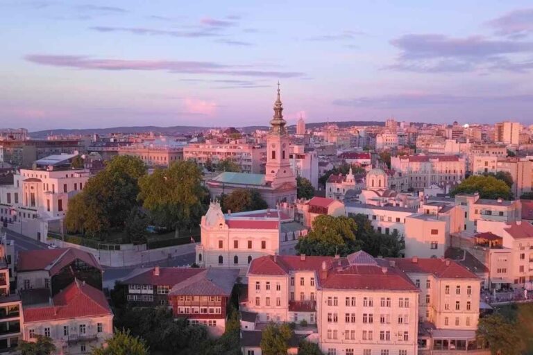prikaz beograda iz drona